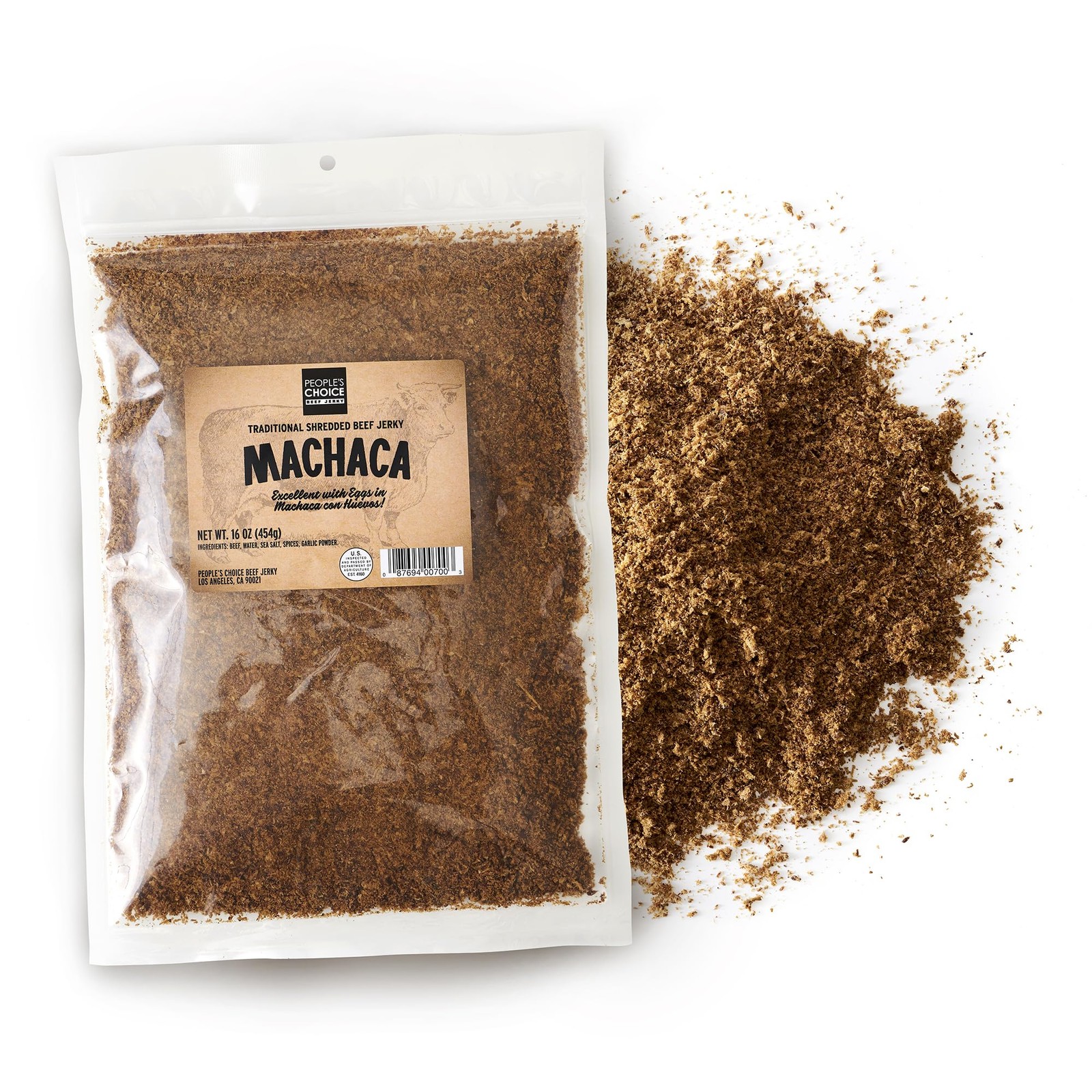 People’s Choice Beef Jerky – Carne Seca – Machaca – Bulk Beef Jerky Chew – Sh...