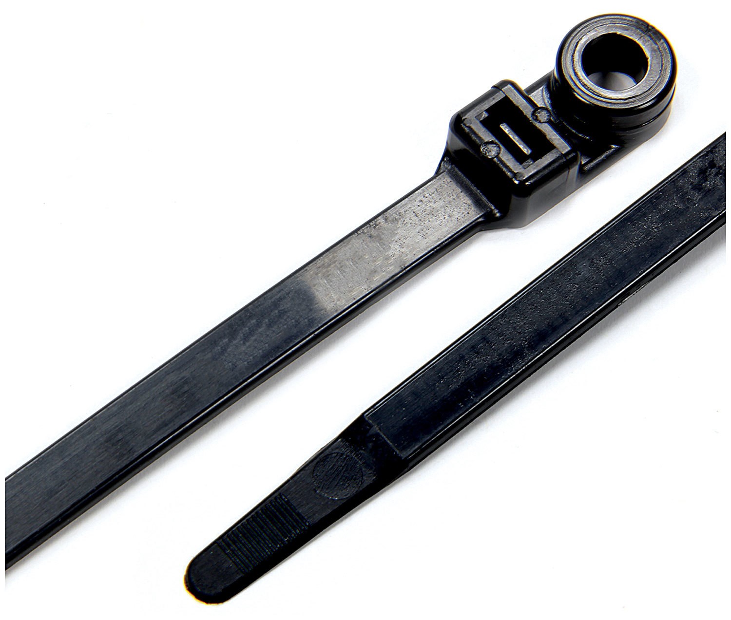 Wire Ties Black 14.00 w/ Mounting Hole 25pk ALL14392 Dunebuggy & VW