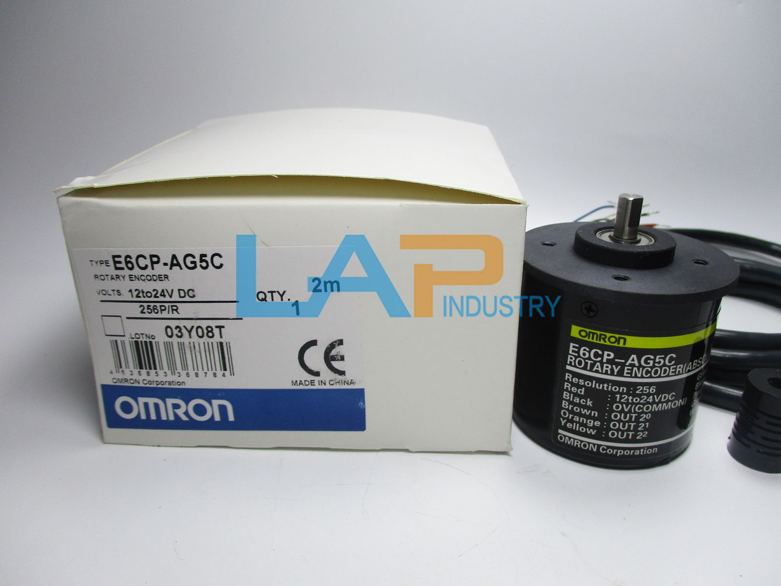 1PCS NEW For E6CP-AG5C 256P/R Rotary Encoder