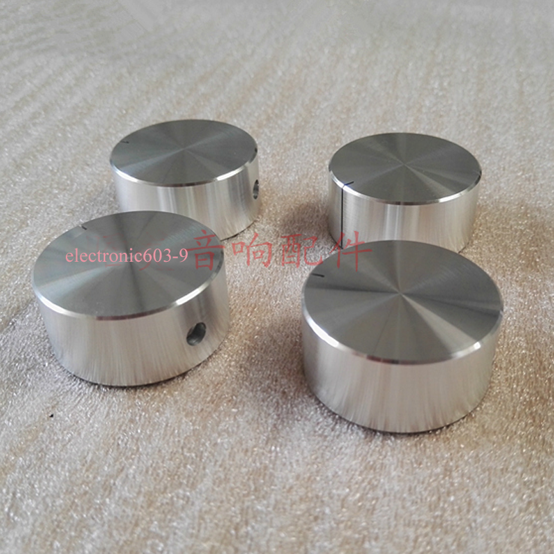 HIFI Aluminum Silver Knob 32*15 Amplifier DAC Audio Volume Potentiometer Knobs