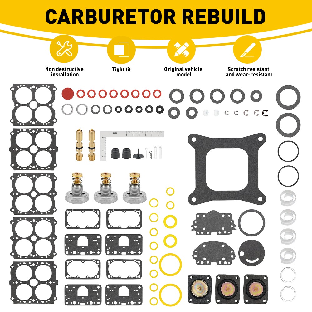 Fit Holley Carburetor Rebuild Kit 4150 Double Pumper 600,650,700,750,800,850