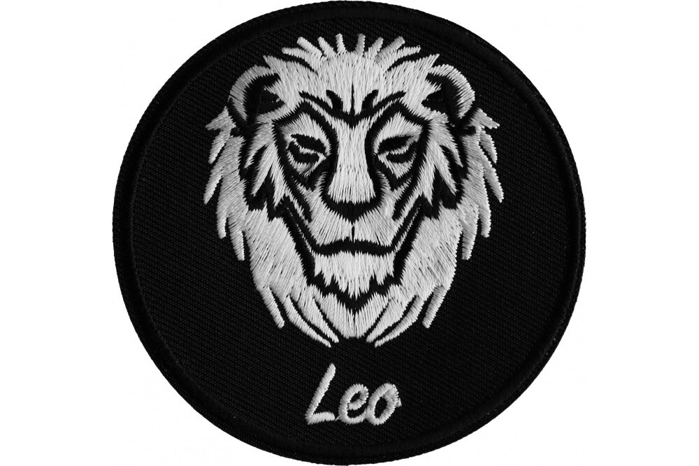 LEO ZODIAC ASTROLOGY EMBROIDERED PATCH **FREE SHIPPING**