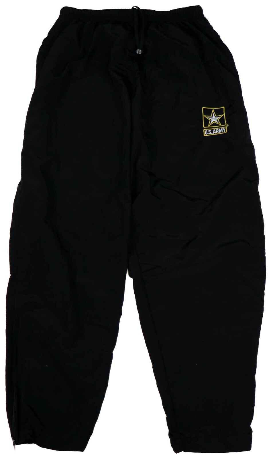 LARGE Regular - US APFU Pants Army Black Gold PT Fitness Pants Unisex Trousers