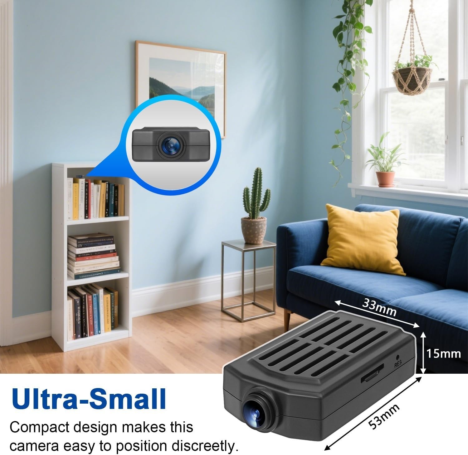 ducgqc small camera 64gb cam 1080dp video camera for secuity motion detect