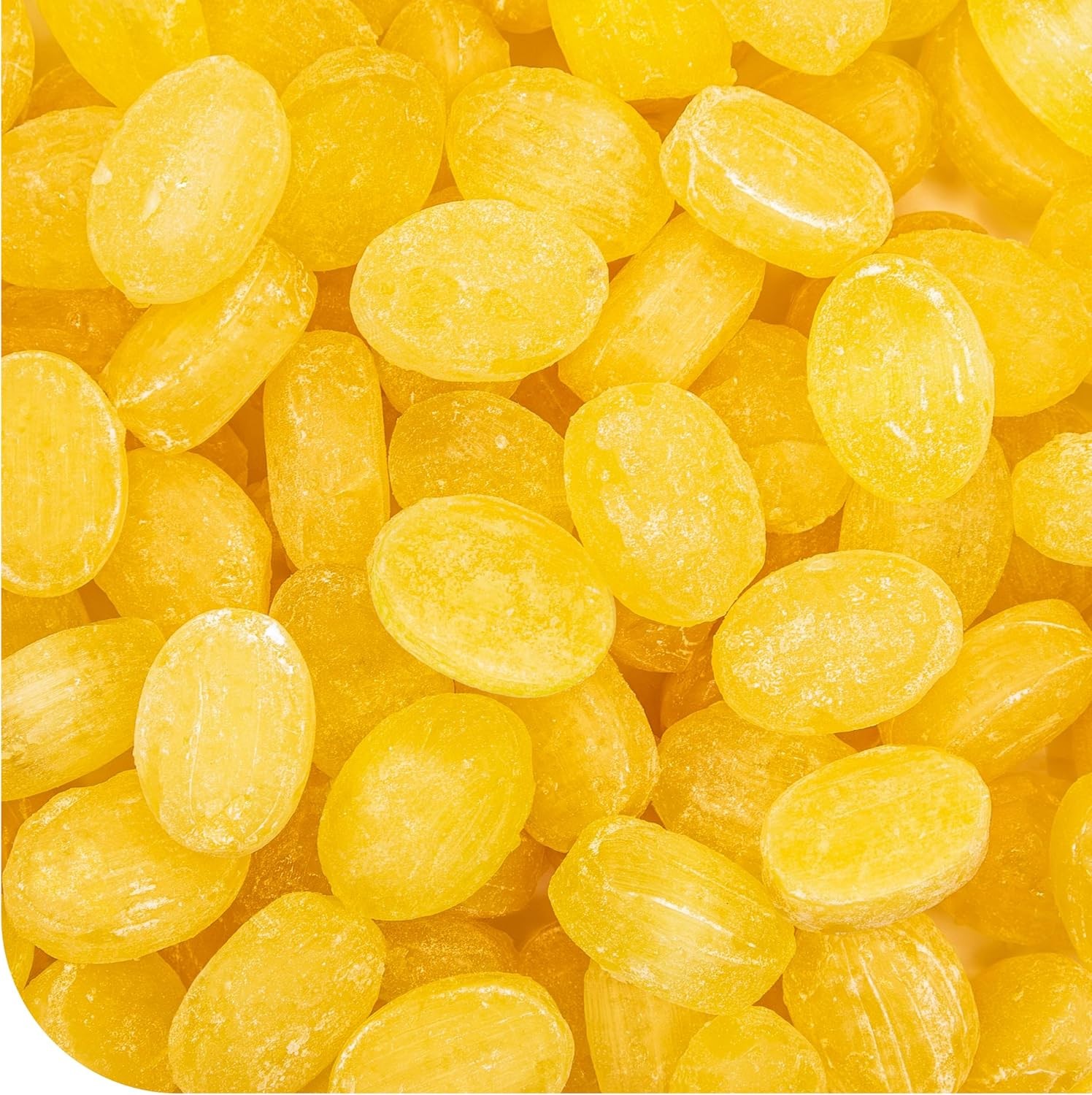 Lemon Drops Hard Candy - 1 Pound Bag - Sanded Lemon Candy with Sweet and