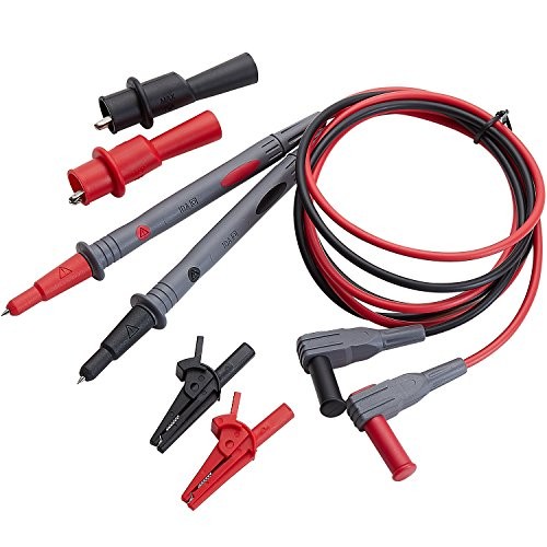 WG-011 Soft Silicone Test Lead and Safety Alligator Clips,Multimeter Test