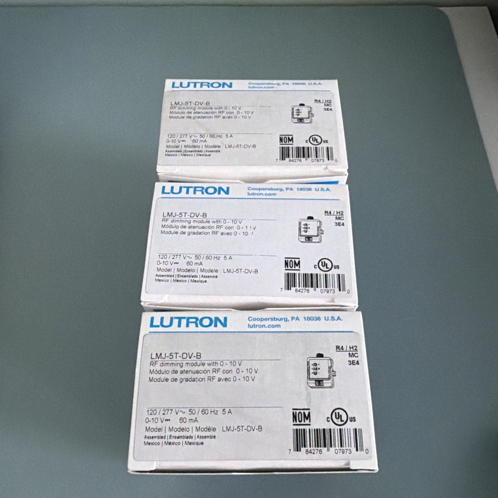 3 Lutron LMJ-5T-DV-B RF Dimming Module