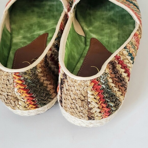 Kim Rogers Multi Colored Woven Stripe Shoes/Flats