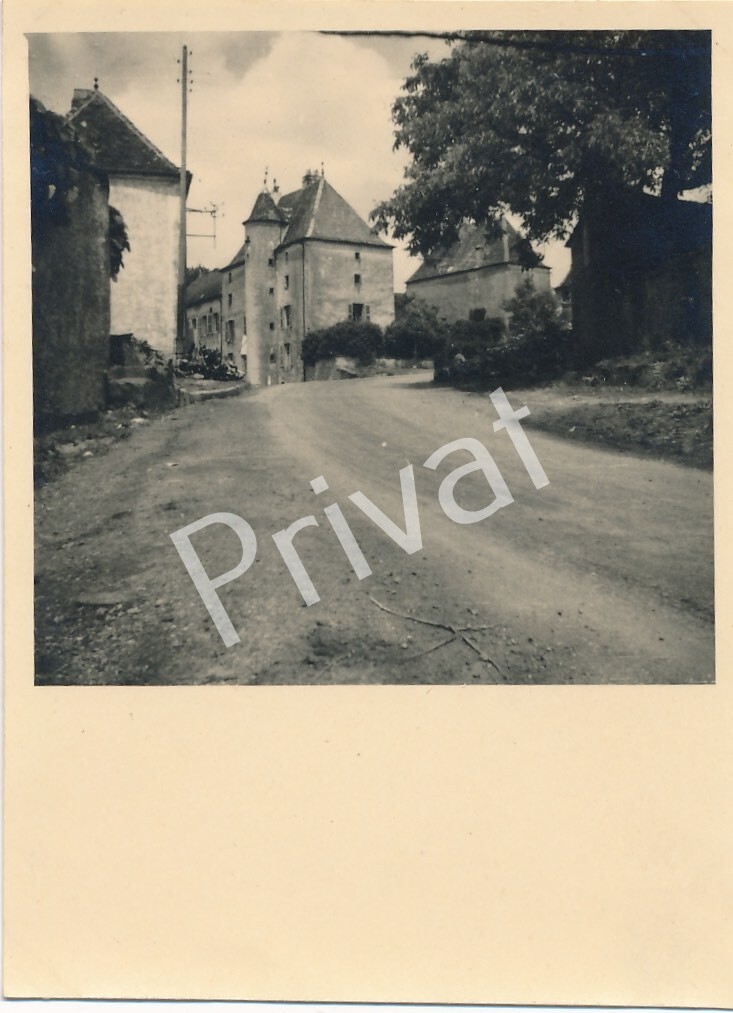 Photo WW II Wehrmacht Telephone F 268 Street Location View France L1.83