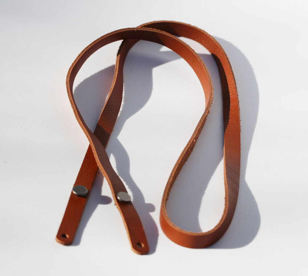 Soft Genuine Leather Neck Shoulder Strap