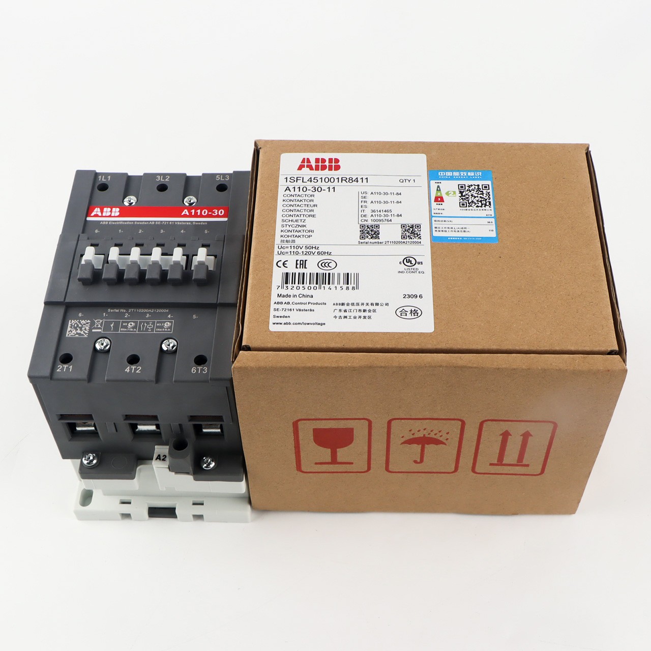 1PCS NEW A110-30-11-84 AC Contactor AC110V