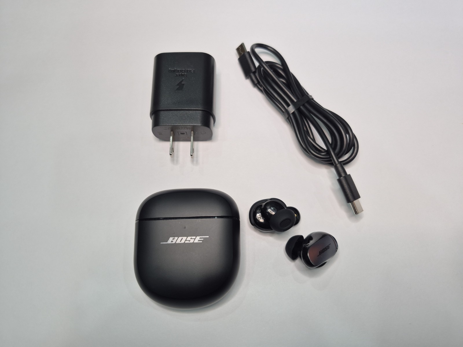 Bose QuietComfort Ultra Wireless Noise Cancelling In-Ear Earbuds - Black