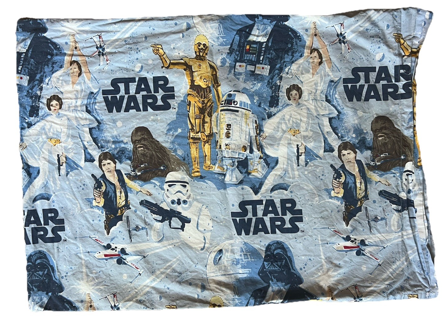 Pottery Barn Kids Teen Star Wars A New Hope Standard Size Pillowcase 100% Cotton