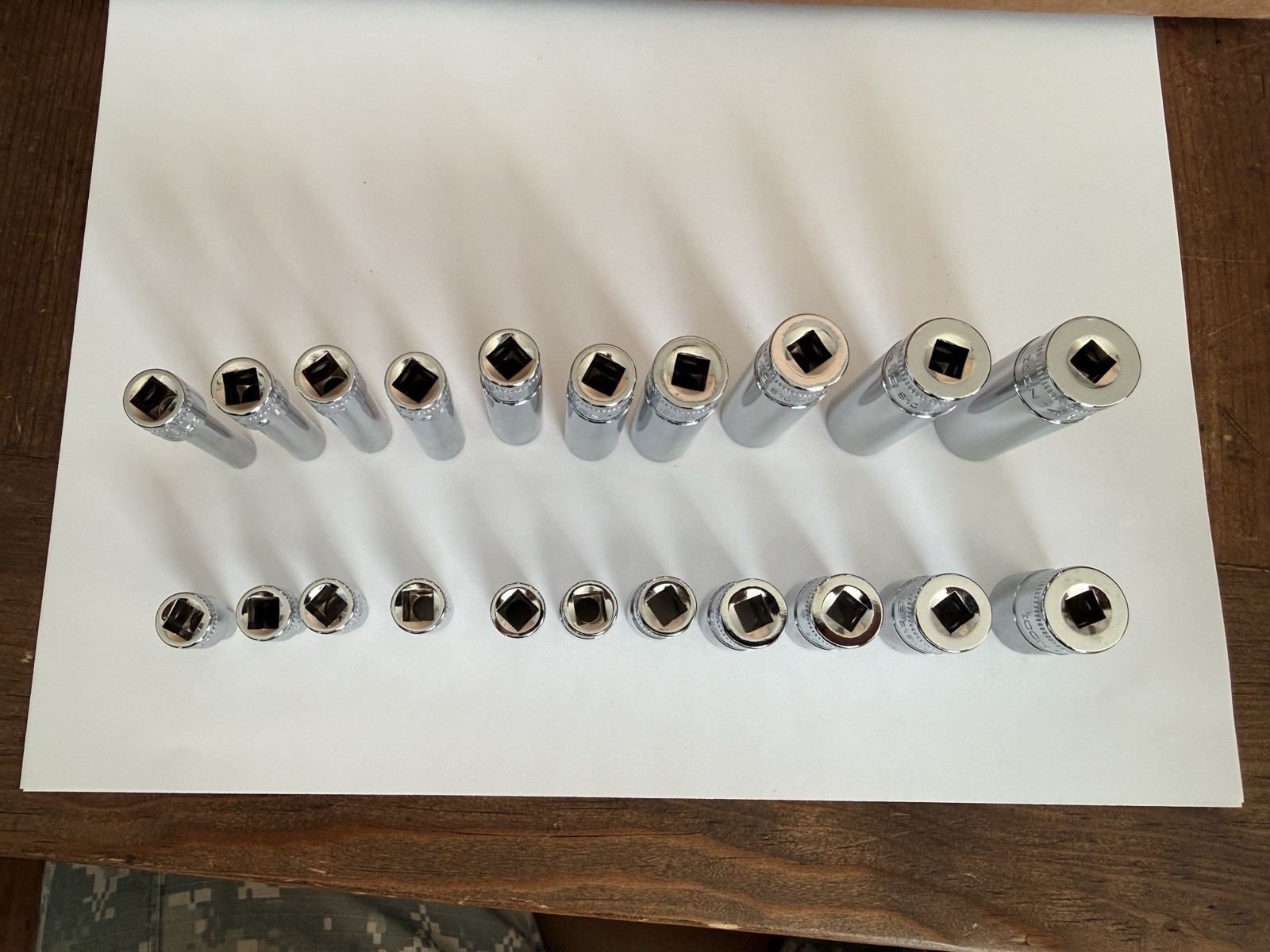 ICON 1/4” Drive 6Pt Metric Shallow/Deep Socket Chrome - Choose Size mm