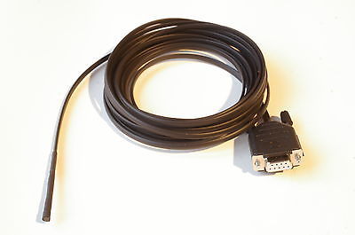Digital serial port RS232 ASCII -55+125C thermometer probe for linux win 5m/16ft