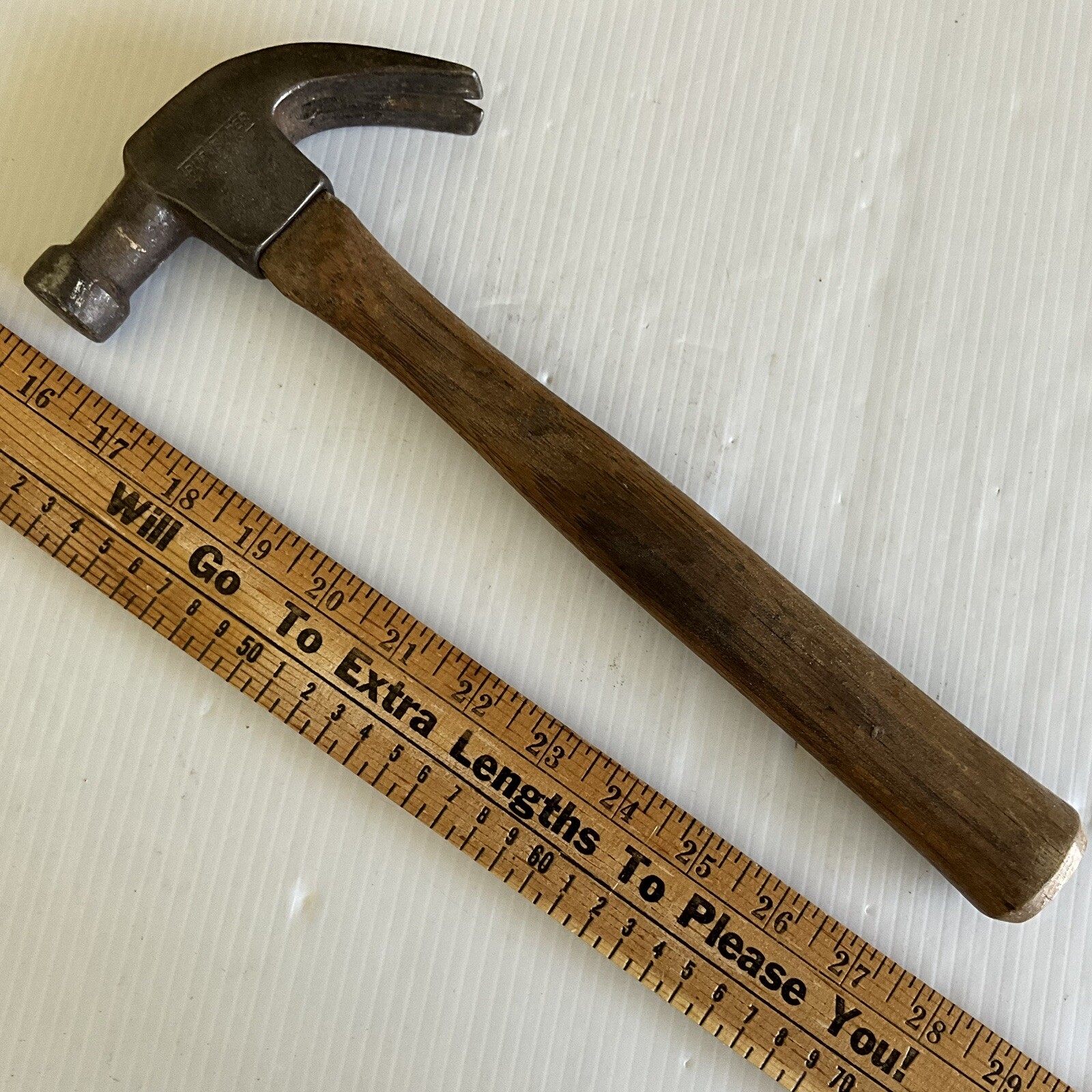 Vintage True Temper Claw Hammer Model No. 216 Wood Handle Made in the USA