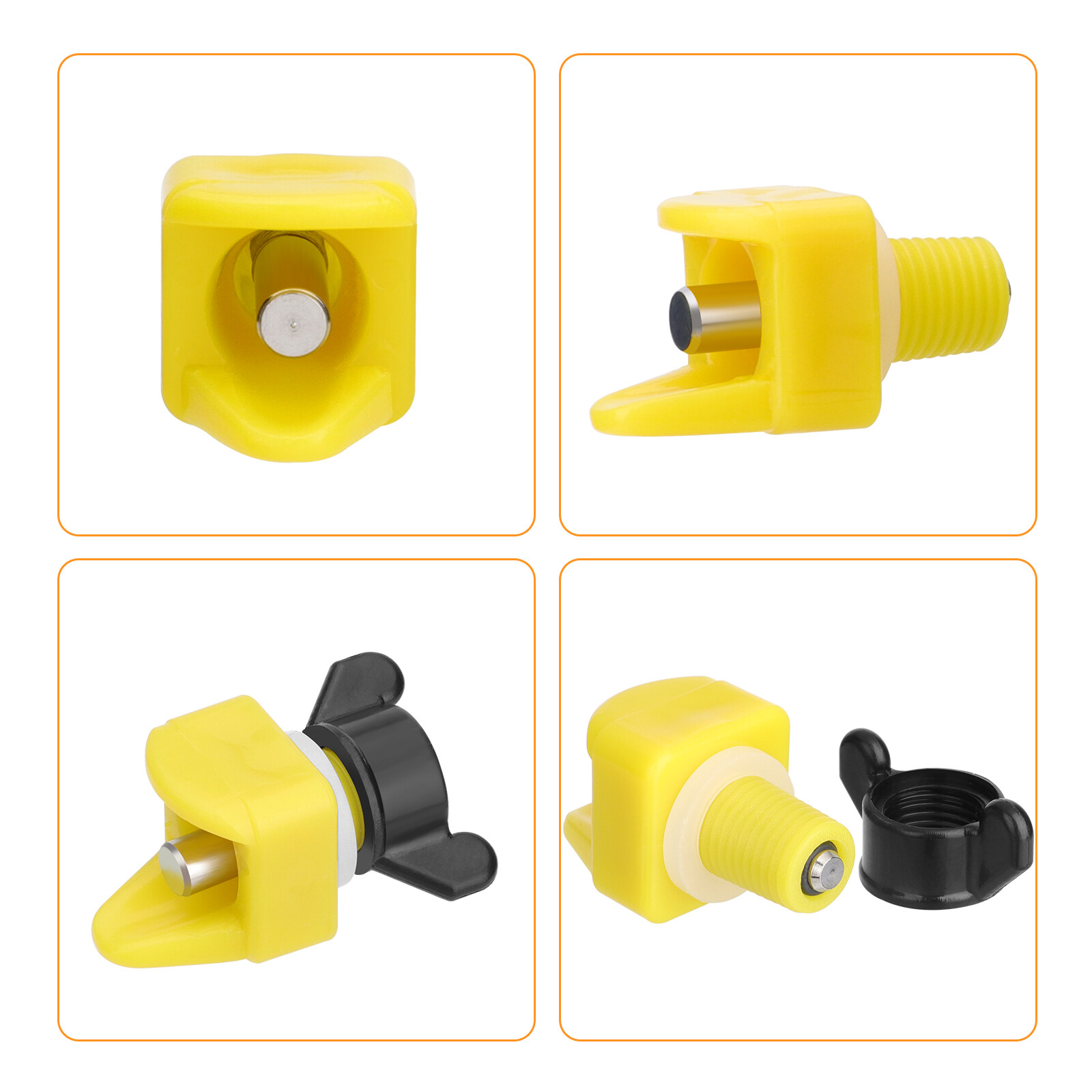 15Pcs Automatic Chicken Nipples Waterer with Drill Bits No Leak Poultry Drinking