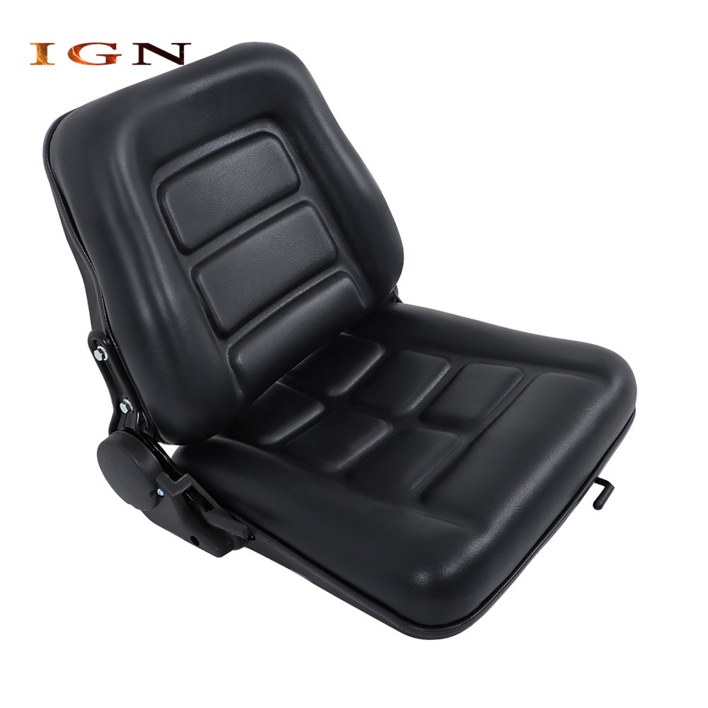 Universal Tractor Forklift Seat Waterproof Adjustable Fold Down Forklift Seat