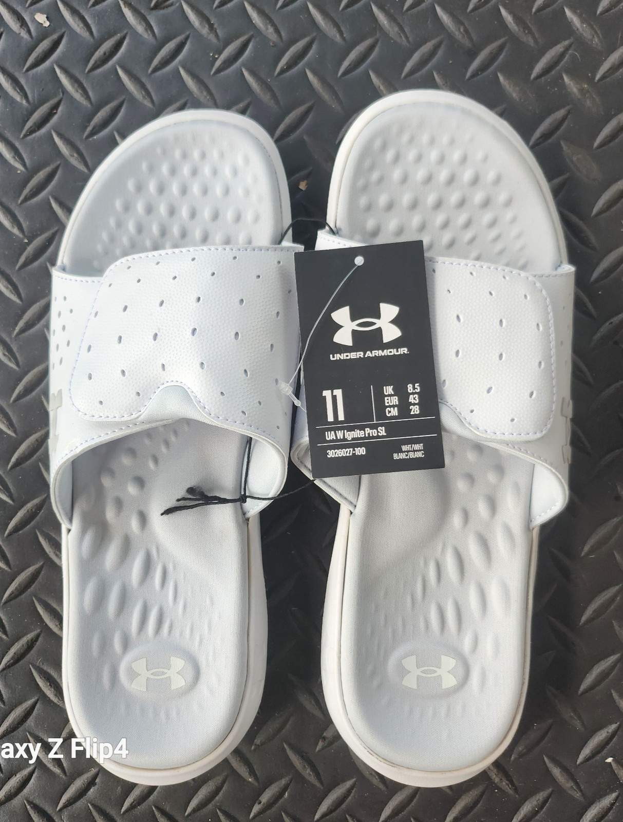New Under Amour Sandals/Slides  UA  W Ignite Pro SL-Sizes 11 Women 9.5 Men