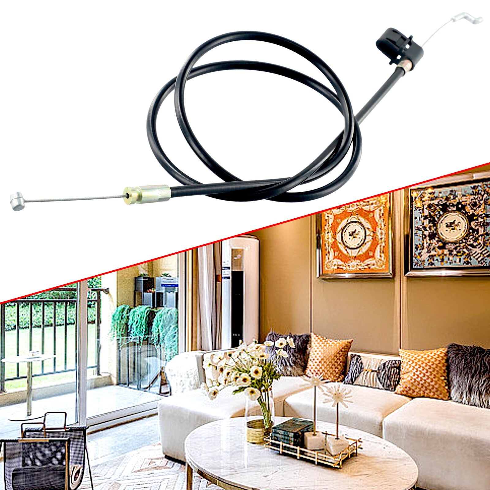 NEW Replacement Recliner Release Cable For Couch Chairs And Sofas 120MM Parts