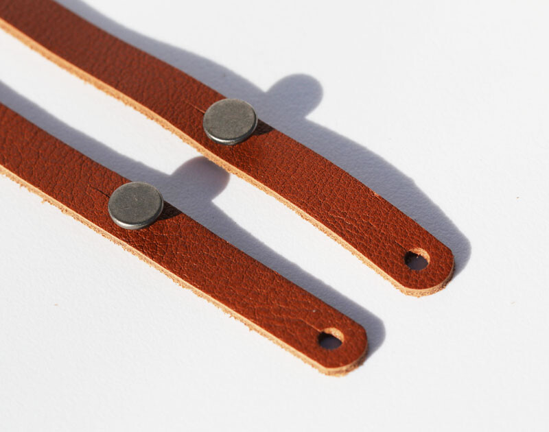 Soft Genuine Leather Neck Shoulder Strap