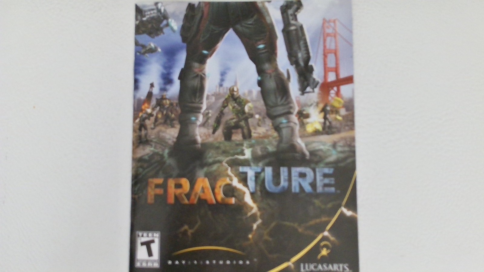 Fracture Instruction Manual (Playstation 3)