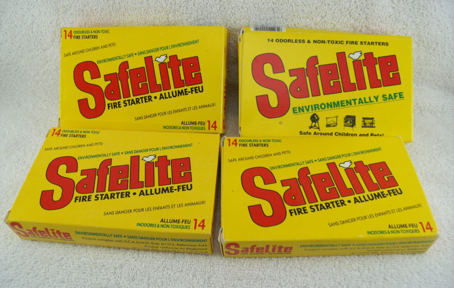 SafeLite Fire Started Lot of 4 Packs (3 and 1/2 boxes)