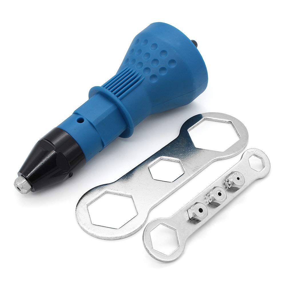 1/4" Hex Shank Blind Rivet Gun for Cordless Drill Riveter Electris...