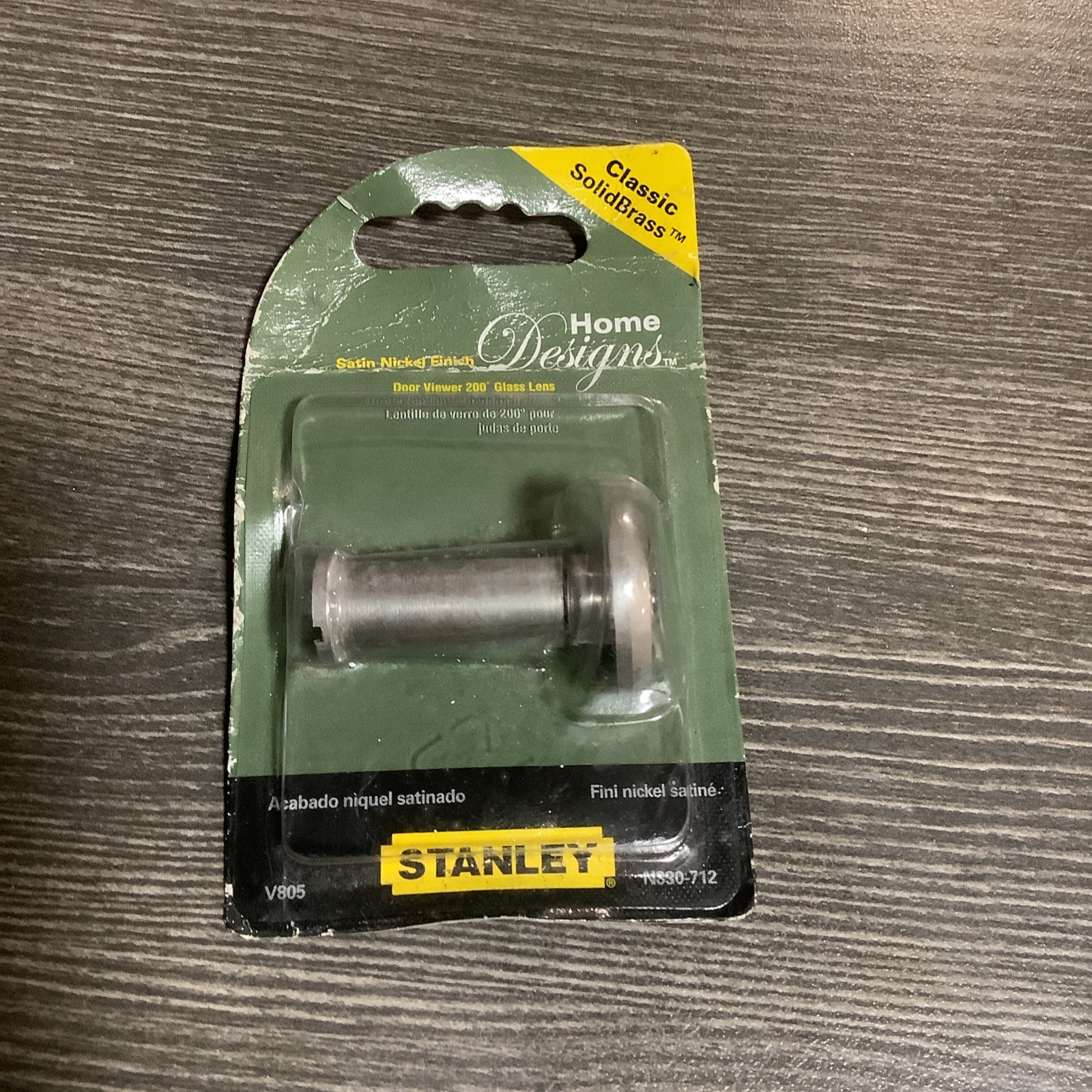 Stanley V805 N330-712 1/2 in. 200 Satin Nickel Door Viewer NOS