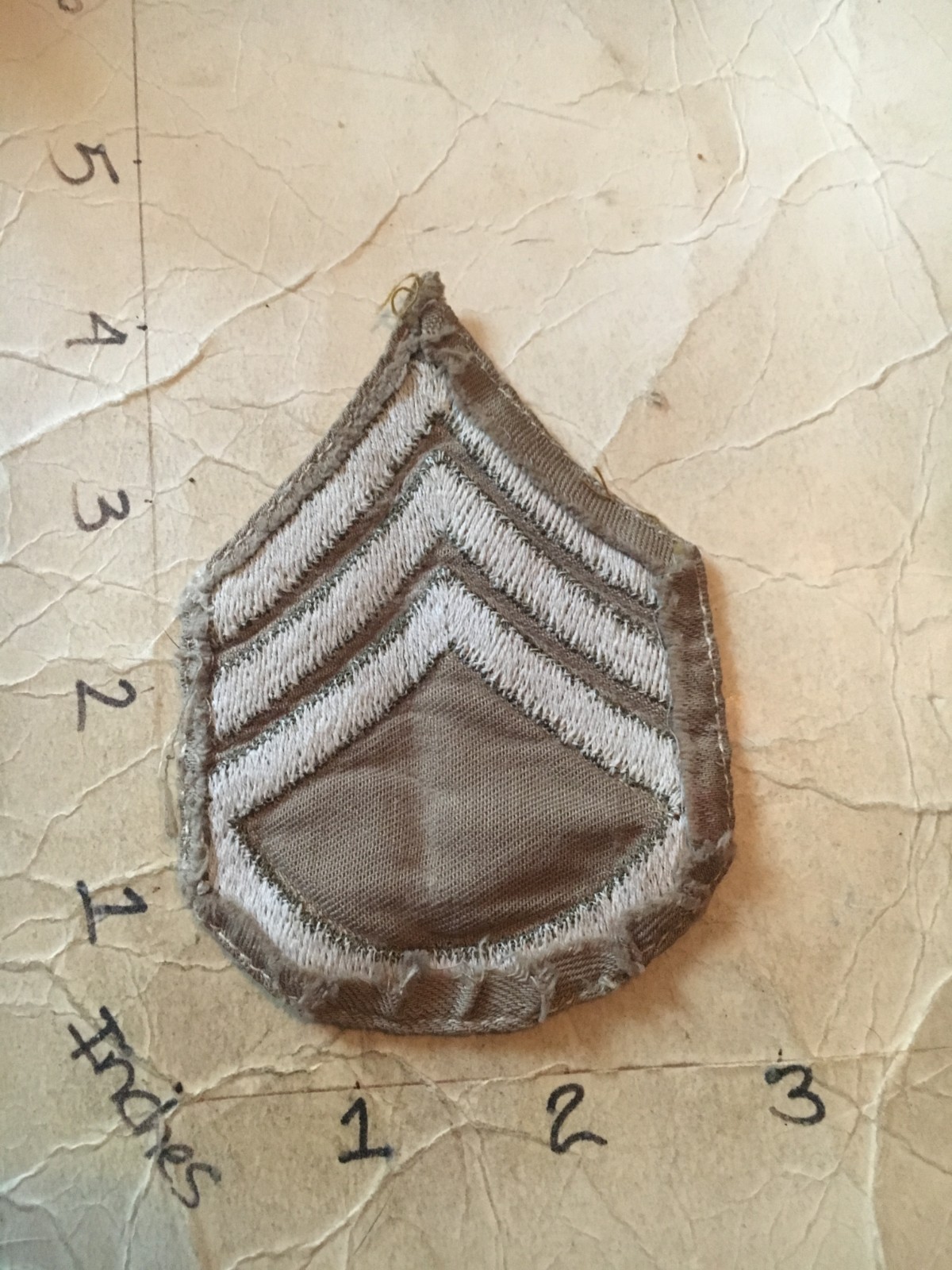 WW2 to Korea era Staff Sergeant tan c/e patch 9/15/25 single