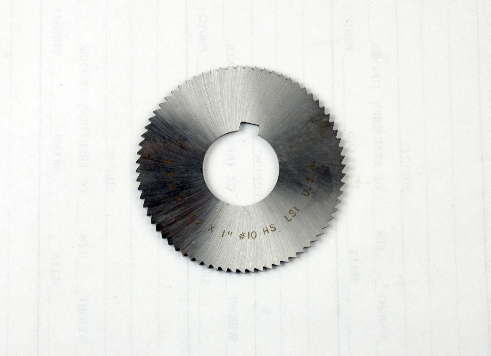 2 - 3/4 X .102 X 1 HSS SCREW SLOTTING SAW.  (A-2-3-7-13)