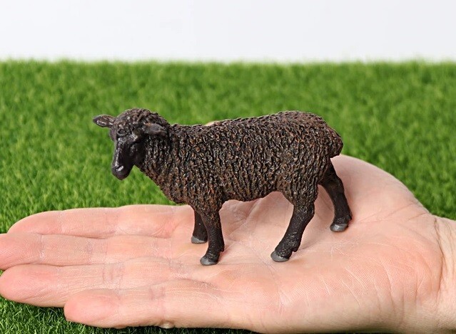 Black Sheep Female Animal Toy PVC Action Figure Kids Toys Party Gifts