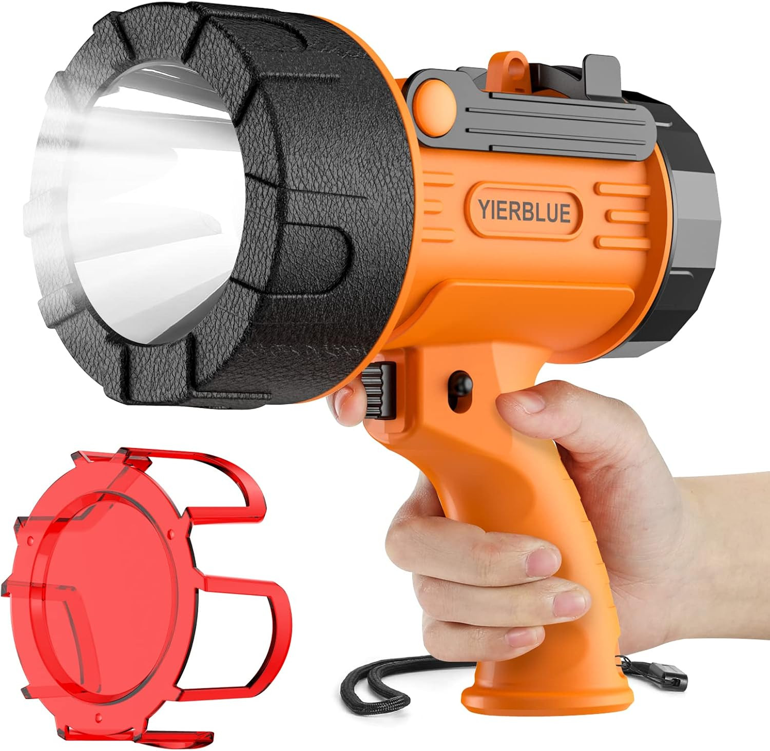 1000000 Lumen Rechargeable Handheld Spotlight - Ultra Bright LED
