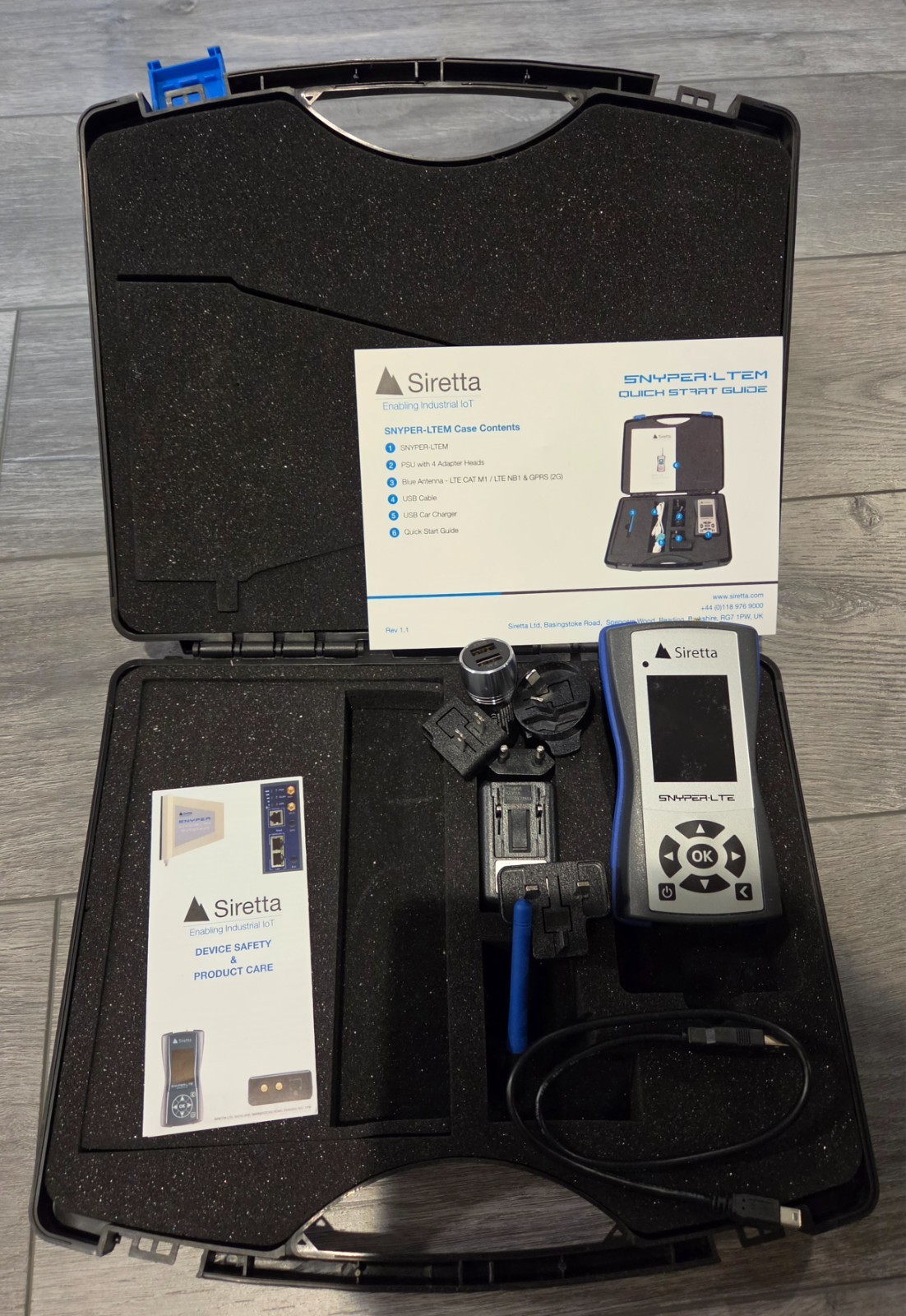 SNYPER-LTEM Spectrum Siretta Cellular Signal & Network Analyzer