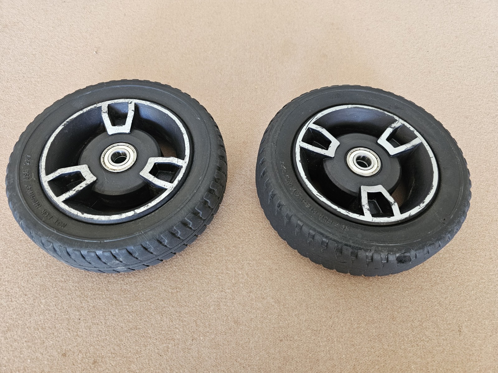 OEM Pride Jazzy Zero Turn ZTR Front Wheel & Tire Set of 2
