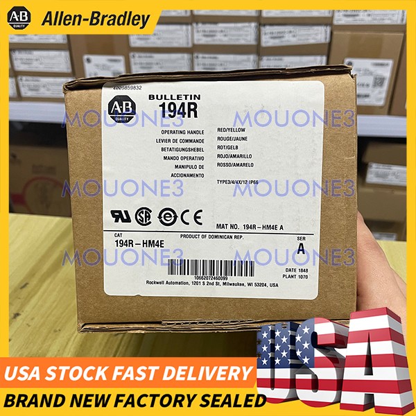 NEW AB 194R-HM4E Operating Handle for Safety Disconnect Switch
