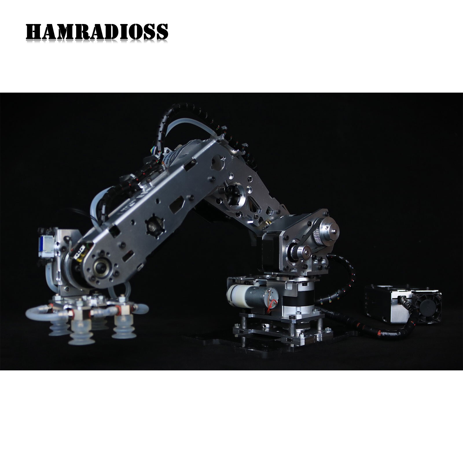 24D Industrial Robot Arm 4-Axis Stepping Planetary Reduction Motor w/ Controller