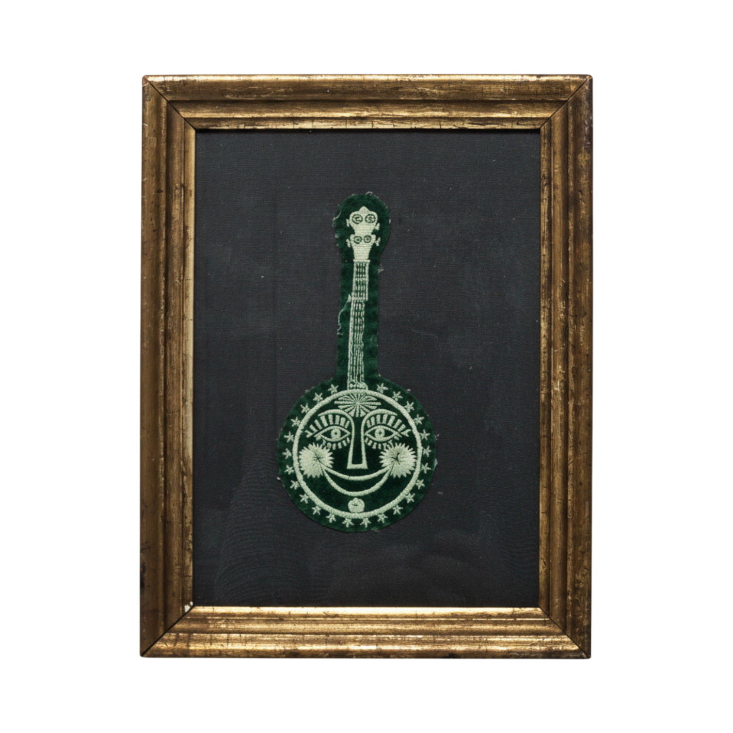 Framed Philadelphia Folk Festival Patch in Green