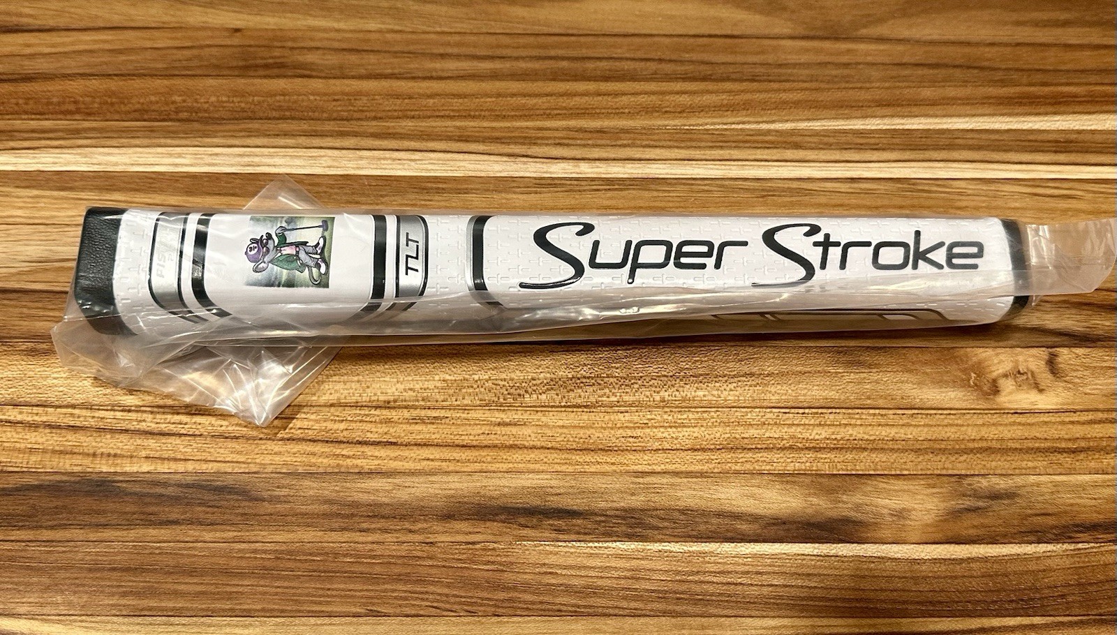 SuperStroke TLT Pistol 2.0 Silver RH Putter Grip - Custom LAB Pink Purple Green