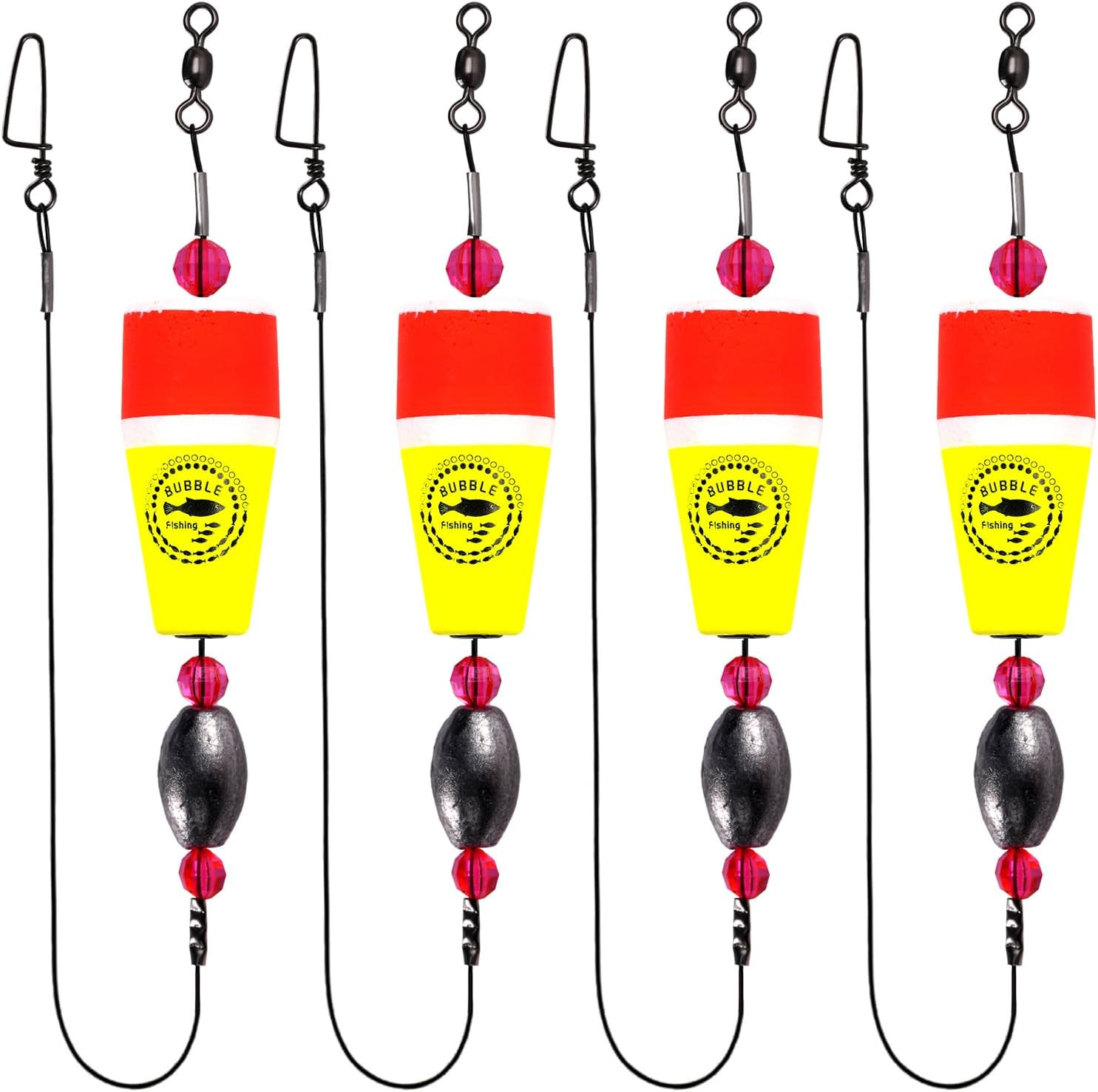 Fishing Floats Rigs Popping Corks for Saltwater Rattle Weighted Bobbers Fishing