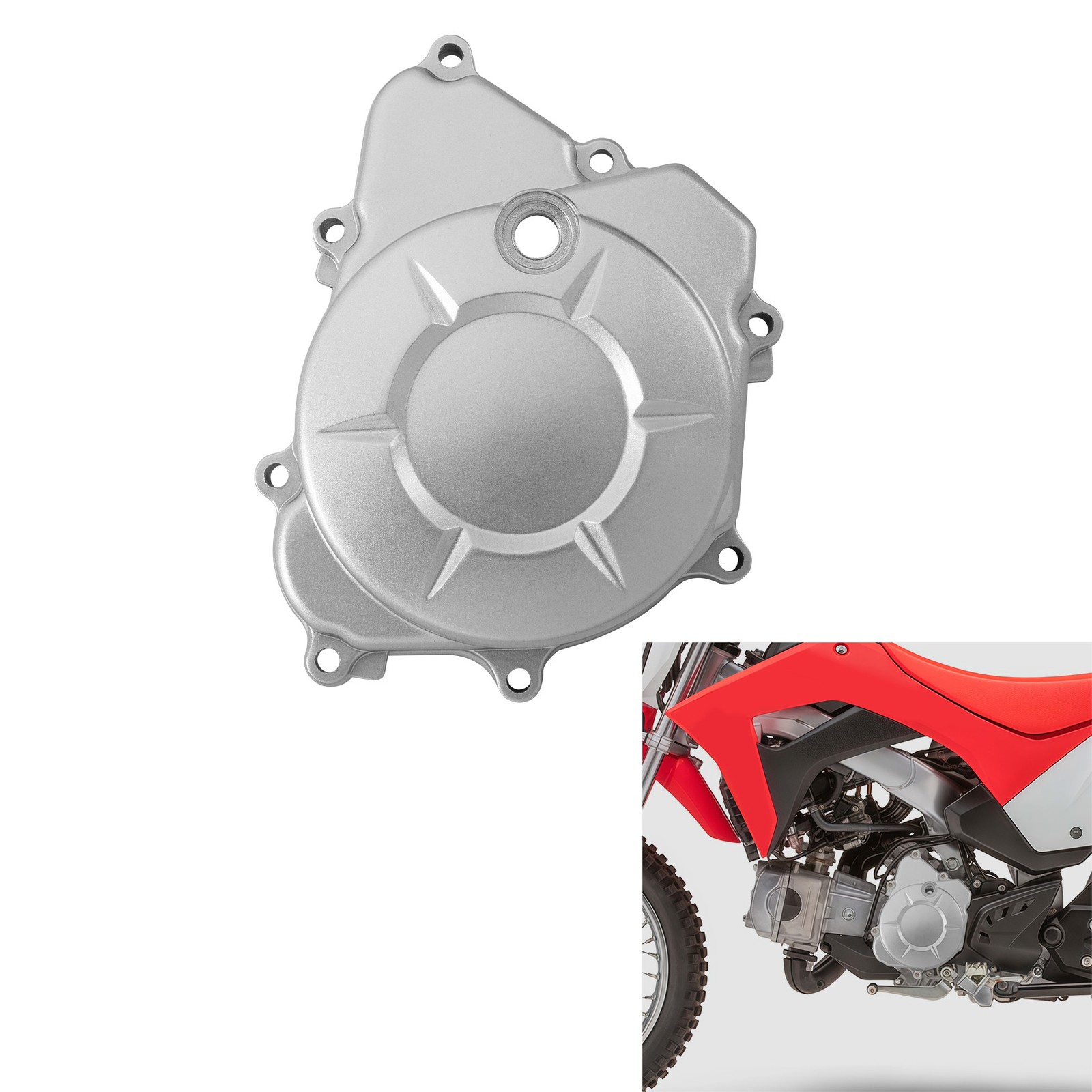 Left Crankcase Stator Cover Fit For Honda CRF110F 13-25 Replacement