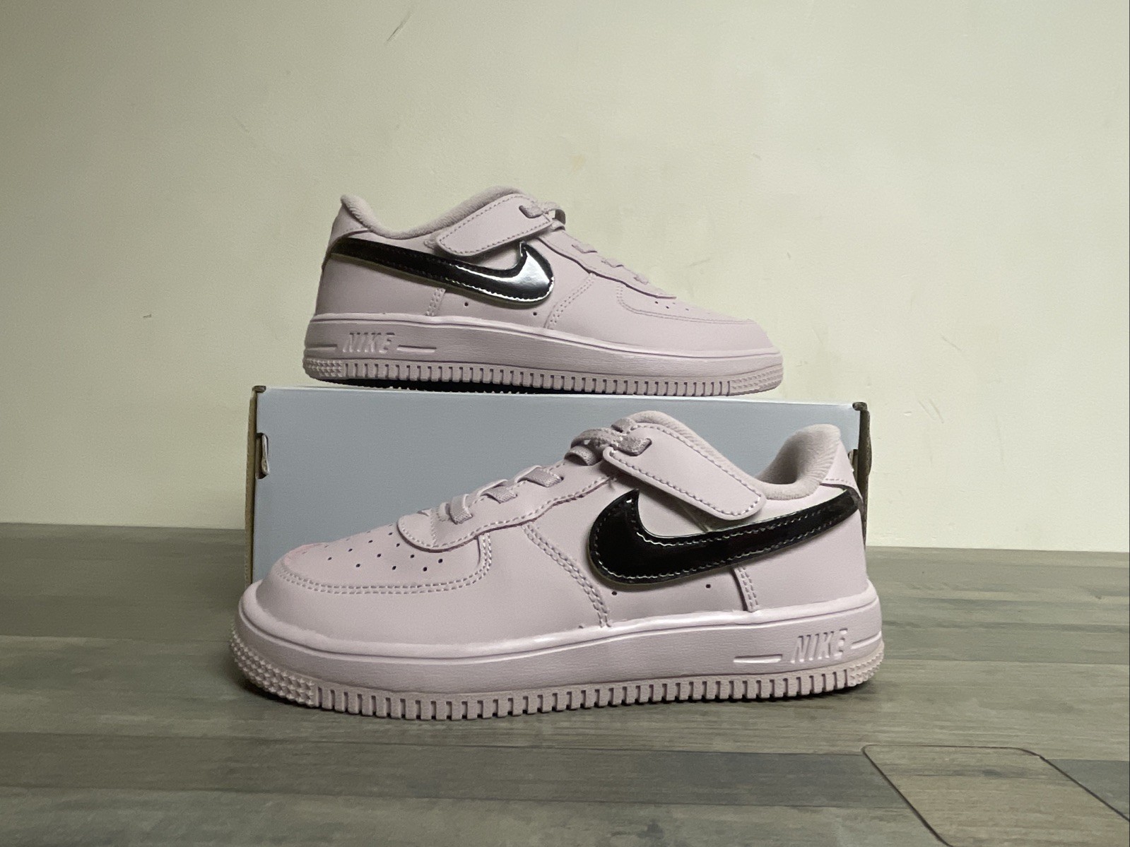 Nike Air Force 1 Low Easy On LV8 Rose Pink/Velvet Brown IH449-600 PS Size 3Y