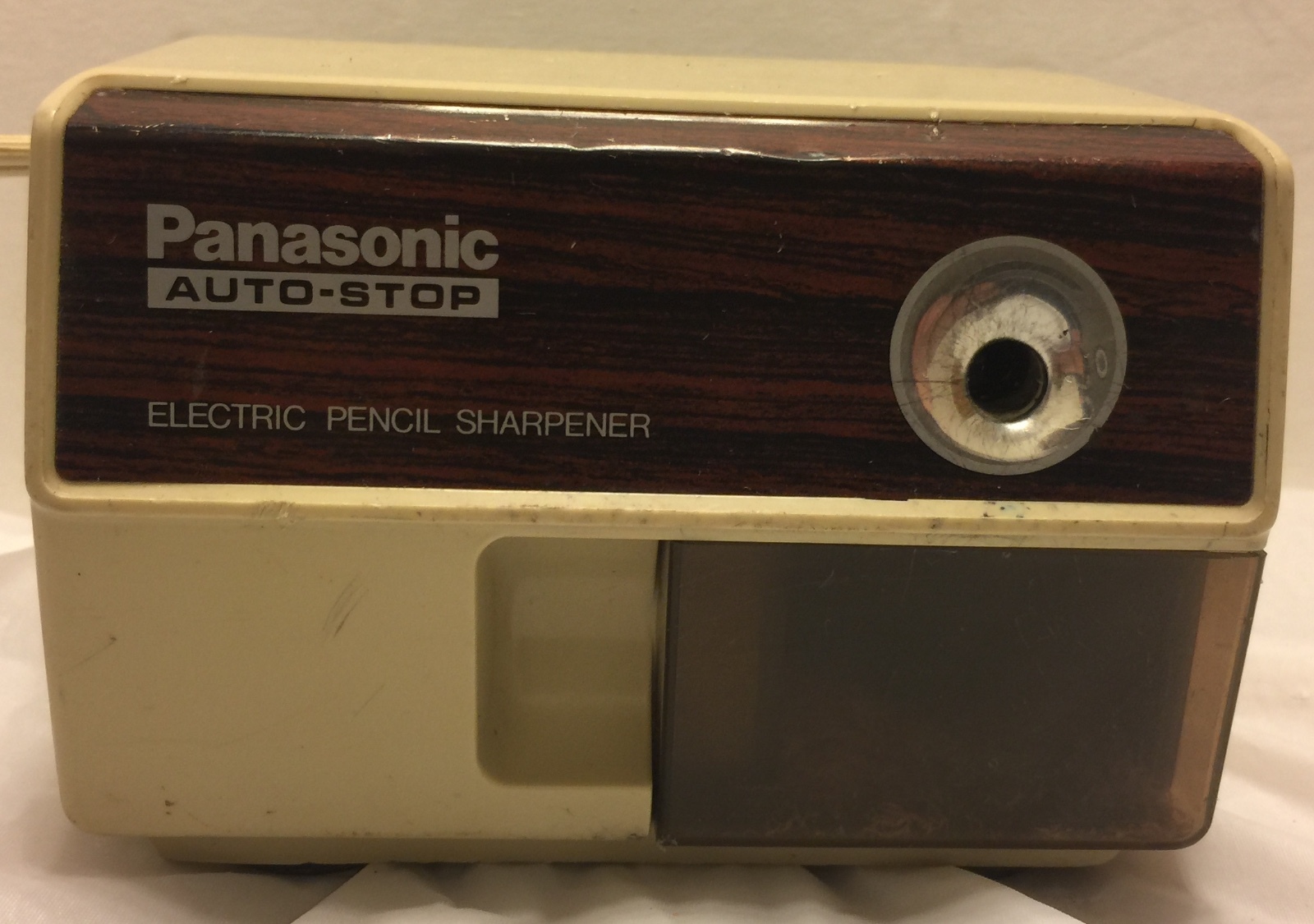 Vtg Panasonic KP-110 Electric Pencil Sharpener Matsushita Electric Japan 1.2 Amp