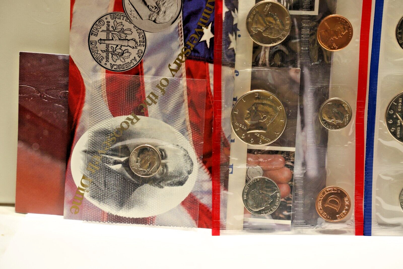 1996 US Mint Set 11 Coin P&D Uncirculated with ** 1996 W West Point Dime **..