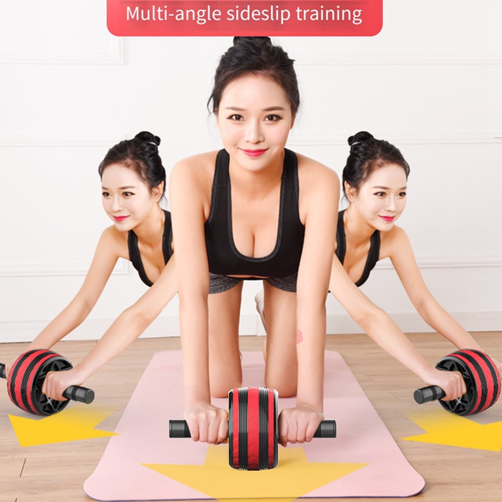 Ab Wheel Roller Workout Roller Wheel with Knee Abdominal Exercise Equipment2595