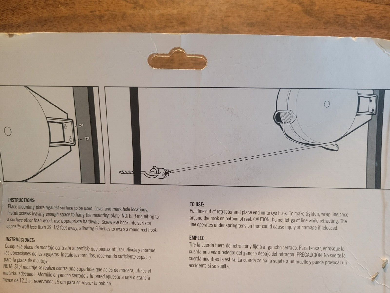 Outdoor Retractable Clothesline 40 Ft.