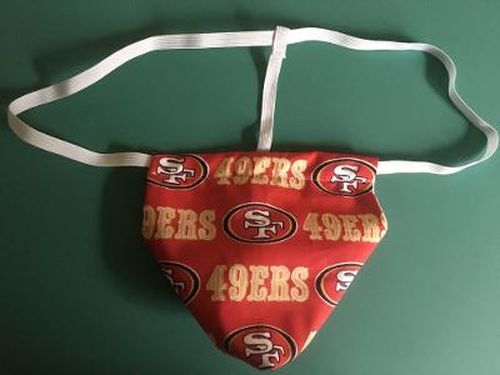 Mens Red SAN FRANCISCO 49ers Nfl Football Gstring Thong Male Underwear