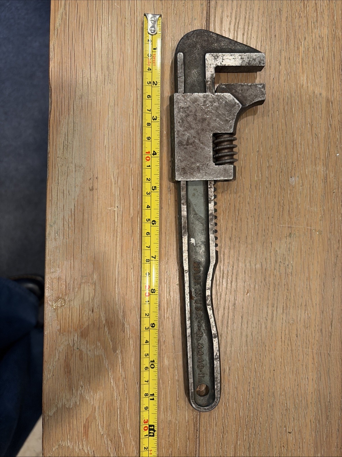 Vintage craftsman pipe wrench No 4449 11”