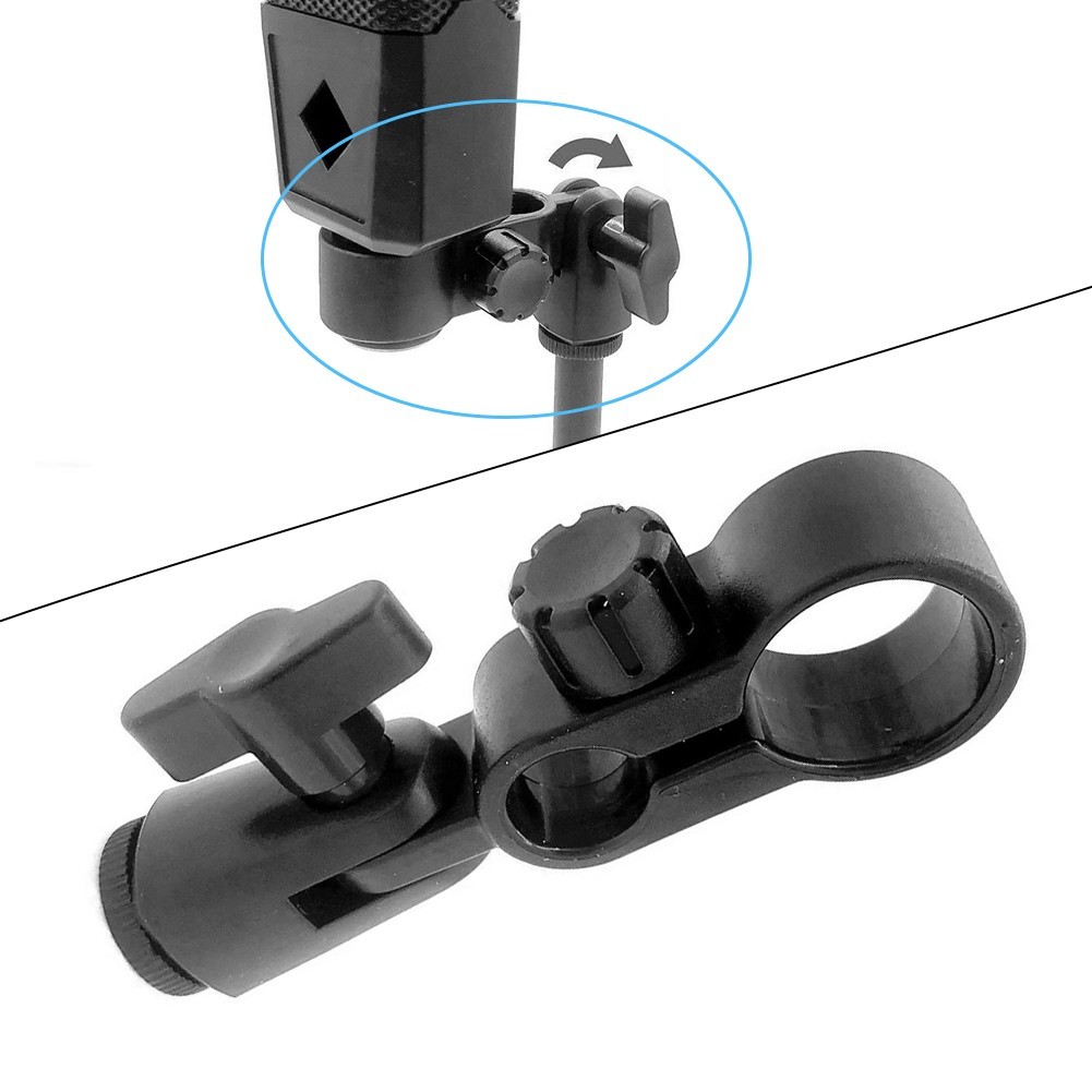 Secure Mic Holder for Mic Stands Improved Sound Recording Wide Compatibility