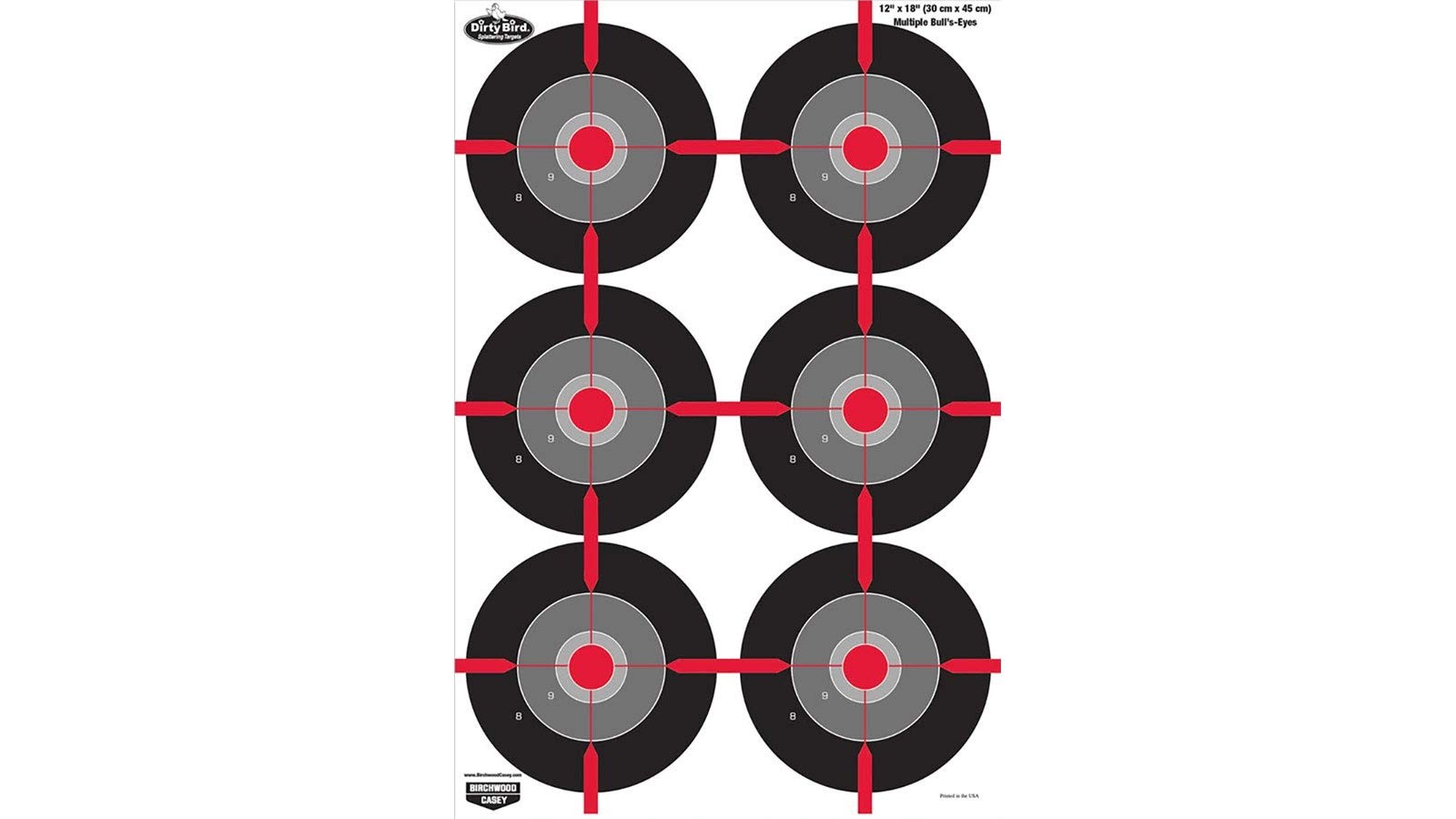 Birchwood Casey Dirty Bird 12 X 18 Multiple - 100 Sheet Pack Multi